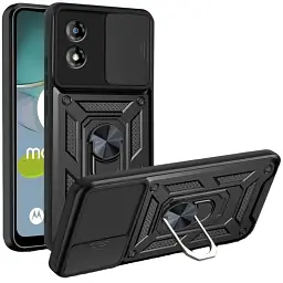 Чохол до мобільного телефона BeCover Military Motorola Moto E14 Black (713052) - мініатюра 1