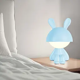 Світильник-нічник Kite LED з акумулятором Cute Bunny блакитний (K25-316-1-3) - мініатюра 4