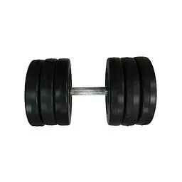 Гантель складальна композитна в пластиковій оболонці Rock Pro-R 16,5 кг NE-PL-R-016