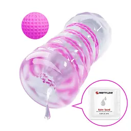 Прозорий мастурбатор вагіна PRETTY LOVE - Transparent masturbator, pink PRETTY LOVE BM-009229N-1 98169 - мініатюра 8