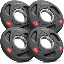 Набір дисків олімпійських Hop-Sport 4 х 1,25кг - мініатюра 1