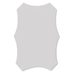 Дзеркало акрилове самоклеюче Sticker Wall 400 x 600 мм x 2 мм SW-00001521
