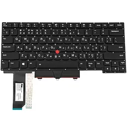 Клавіатура для ноутбука LENOVO (ThinkPad: E14 Gen 3) rus, black, без фрейму, підсвічування клавіш - мініатюра 2