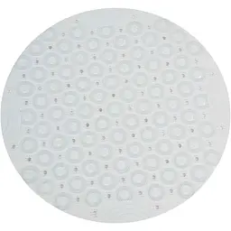 Килимок для душу масажний Eco Fabric Круглий 54х54 см білий (5454-002)