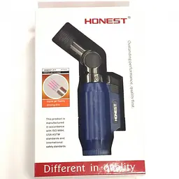 Газовий пальник для розпалювання синій маленький Honest 513 JET - мініатюра 8
