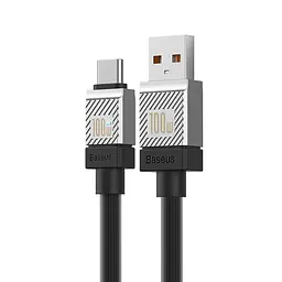 Дата кабель Baseus CoolPlay Series USB to Type-C 100W (1m) (CAKW00060) Black - мініатюра 4