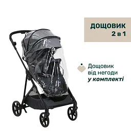 Коляска 2 в 1 Chicco Seety темно-сіра (87097.53.01) - мініатюра 14