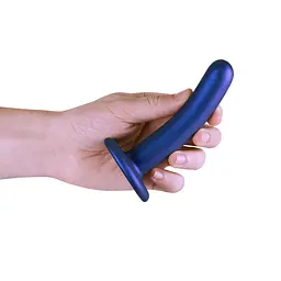 Фалоімітатор Ouch! Smooth G-Spot Dildo 5'' 12.4 см (синій) - мініатюра 5