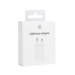 Зарядний пристрій 5W USB Power Adaptor MD813 OEM, компактний адаптер для заряджання iPhone, iPad, Apple Watch та AirPods, Original (ARM45528) - мініатюра 4