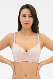 Бюстгальтер напівпоролон Sofia 011 12B 03 Effetto Lingerie срібний-півонія 80E - мініатюра 1