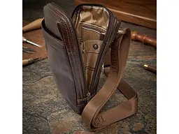 Чоловіча сумка Italico 6001G-20 коричнева 20×23×5 см TONY PEROTTI sum0029110 - мініатюра 2