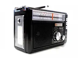 Радіоприймач на акумуляторі Golon RX-382 FM/AM/SW з ліхтарем LED Чорний (1756375728) - мініатюра 6