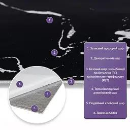 Самоклеюча стінова PET плитка Sticker Wall 600х300х2мм SW-00002298 - мініатюра 2