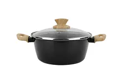 Каструля антипригарна з кришкою ORBE 24 см 4.2 л VITRINOR