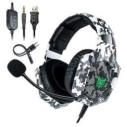 Навушники Onikuma K8 Camouflage White