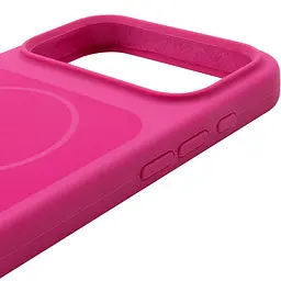 Чохол Epik Silk Duo Color (AA) NO LOGO with Magnetic Fit для Apple iPhone 17 Pro Max / 18 Pro Max (6.9") Dragon Fruit - мініатюра 4