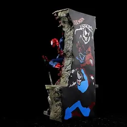 Діорама Spiderman Peter Parker Spider-Man Пітер Паркер Людина-Павук 27см CH M SM 27 - мініатюра 5