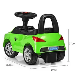 Каталка-толокар Bambi M 3147A-5 Зелений музичний - мініатюра 3