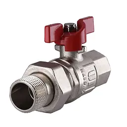 Кран кульовий прямий з американкою Selba 3/4″ КБ SL1509