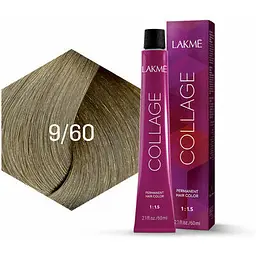 Перманентна фарба для волосся Lakme Collage Creme Hair Color відтінок 9/60 (світло-коричневий) 60 мл - мініатюра 2