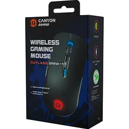 Миша Canyon CUTLASS RGB Wireless Black (CND-SGMW11B) - мініатюра 6