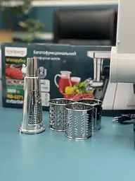Електром'ясорубка Rainberg RB 2271 3000 Вт Електрична м'ясорубка з насадками для ковбаси - мініатюра 3