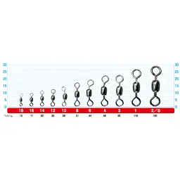 Вертлюжок Owner Crane Swivel 52481 #8 (16 шт/уп) - мініатюра 2