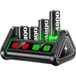 Зарядний пристрій OIVO NG-X518X Charging Dock + 4 АКБ 4800mWh для Xbox Сontrollers One/Series [128697]