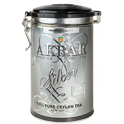 Чай чорний Akbar Silver цейлонський листовий 150 г