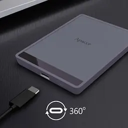 Зовнішній SSD накопичувач Apacer AS724 2TB Mauve (AP2TBAS724M-1) [162494] - мініатюра 3