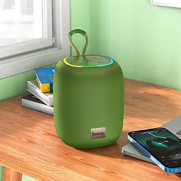 Портативна акустика Hoco Link sports TWS speaker HC14 бездротова зелена - мініатюра 2