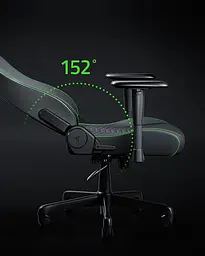 Ігрове крісло Razer Iskur V2 X NewGen Black Green (RZ38-05310700-R3G1) - мініатюра 10