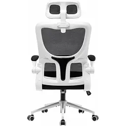 Офісне крісло GT Racer X-5728 White/Black [125605] - мініатюра 2