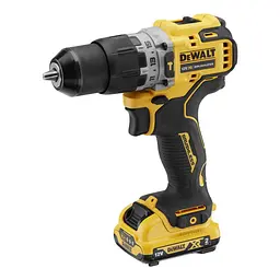 DeWALT Дриль-шурупокрут ударний DeWalt XR Li-Ion 12В акб 2х2А·рік 57.5Нм 425-1500об/хв патрон 10мм кейс 0.96кг