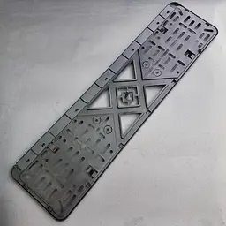 Рамка номера Skoda 3D напис Хромований / Поліпропілен гнучкий морозостійкий - мініатюра 7