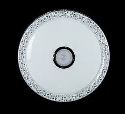 Люстра стельова LED Splendid Ray LY6121/30Wx2, 60W, білий, хром, сучасний стиль, з пультом і Bluetooth - мініатюра 2