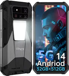 Смартфон Unihertz 8849 Shark 3 16/512GB Black - мініатюра 2