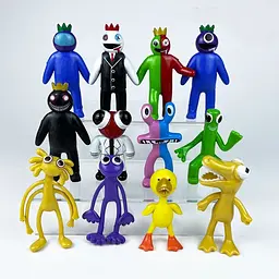Колекційний набір фігурок Райдужні друзі 12 шт Roblox Rainbow Friends