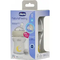 Пляшечка для годування Chicco Natural Feeling силікон. повільний потік 150 мл (81211.30) - мініатюра 8