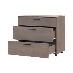 Комод Doros Торн Кремона Канноло 3Ш 90х51.6х80 (41510153) - мініатюра 2