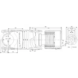 Циркуляційний насос Grundfos Magna1 65-120 F 340 (99221374) - мініатюра 3