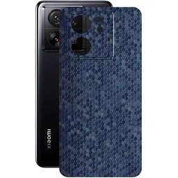 Защитная пленка StatusSKIN для Xiaomi 13T Корпус Винил Соты синие