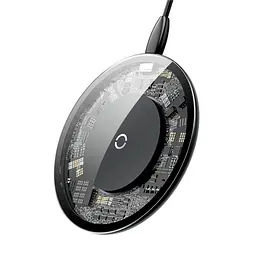 Бездротовий зарядний пристрій Baseus Simple Wireless Charger 10W CCALL-AJK01 Crystal - мініатюра 2