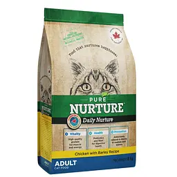 Сухий корм для котів Pure Nurture Daily 3 Chicken Adult Cats Холістик з куркою та ячменем 8 кг