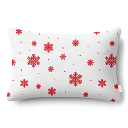 Дитяча постільна білизна фланель Cosas SNOWFLAKES BERRY CS3 110х140см (Flannel_SnowflakesBerry_El80-55Burgundy_140) - мініатюра 4