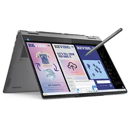 Ноутбук Lenovo Yoga 7 2- в- 1 14ILL10 Intel Core Ultra 7 256 В до 4, 8 ГГц, 14 WUXGA, OLED, сенсорним екраном, 16 ГБ LPDDR5x, 1 ТБ SSD, Intel Arc, Windows 11 Pro, Luna Grey - мініатюра 9