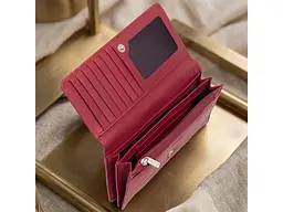 Жіночий гаманець Натуральна шкіра Cortina 5072 rosso Червоний 18x9 см TONY PEROTTI acs0032567 - мініатюра 4