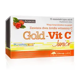 Амінокислота Gold-Vit C Junior, 15 пакетиків Olimp vit0003960 - мініатюра 1