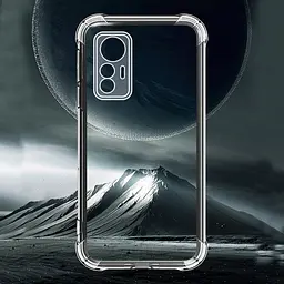 TPU чохол GETMAN Ease logo посилені кути Full Camera для Xiaomi 12 Lite Безбарвний (прозорий) - мініатюра 5