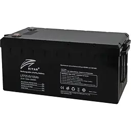 Акумулятор Ritar LiFePO4 24V (25.6V/100Ah/2560Wh) (R-LFP 25.6V 100Ah BT) [154617]